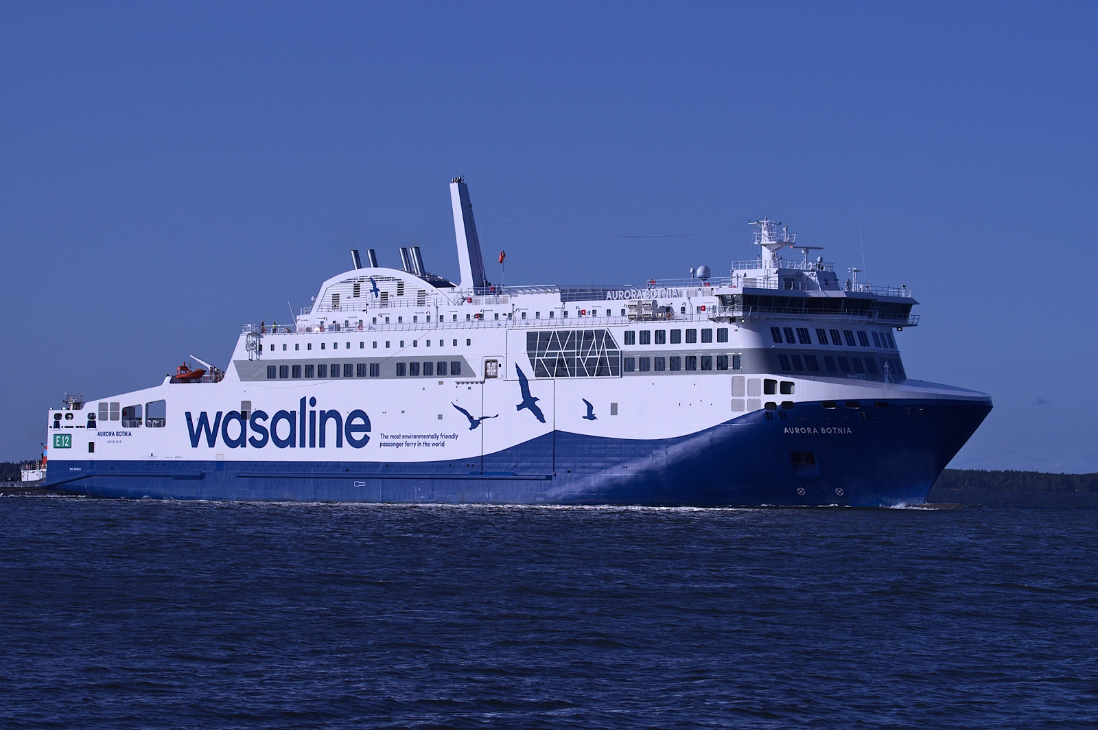 Rauma; Wasaline's LNG-powered ferry Aurora Botnia delivered