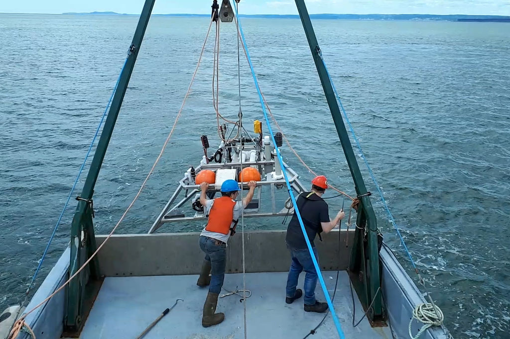 Illustration/A subsea platform like this one will soon be connected to a cable to allow sea to shore data transfer in real time (Courtesy of FORCE)