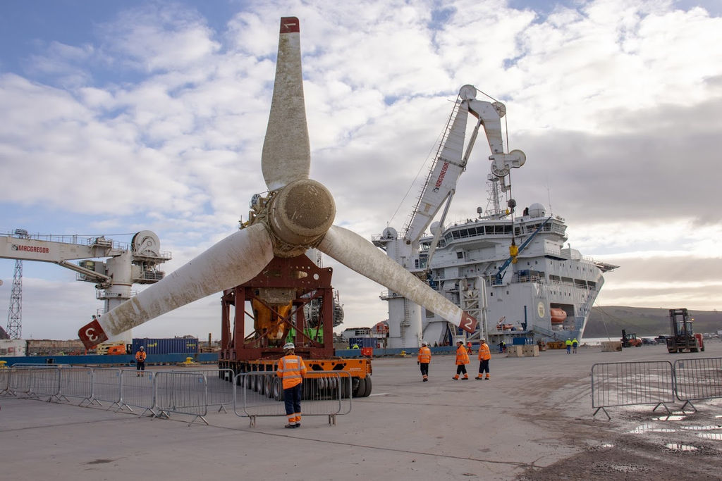 Illustration/Retrieved MeyGen's AR15000 tidal turbine (Courtesy of SIMEC Atlantis)