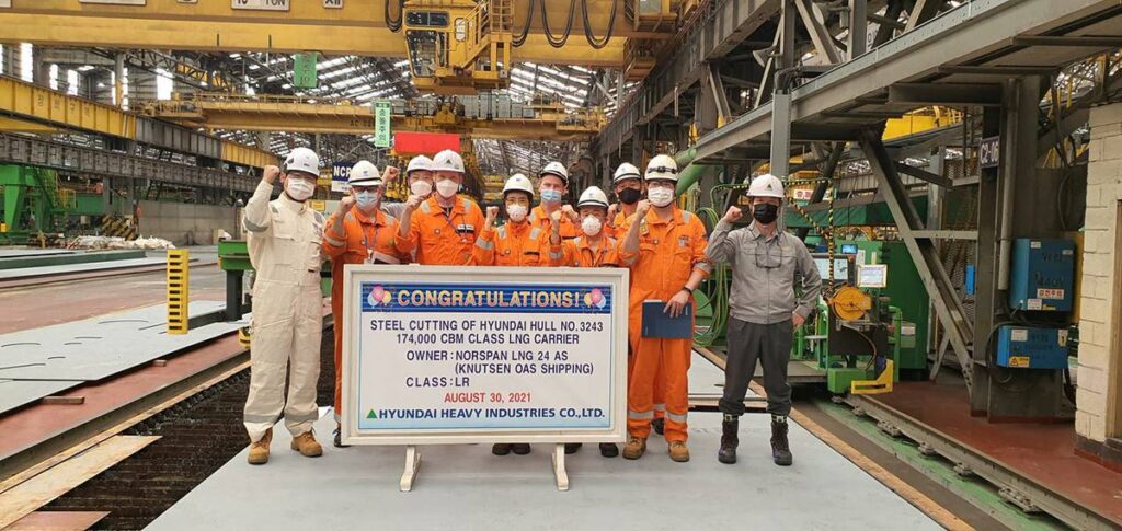 HHI starts work on PGNiG-chartered LNG carrier