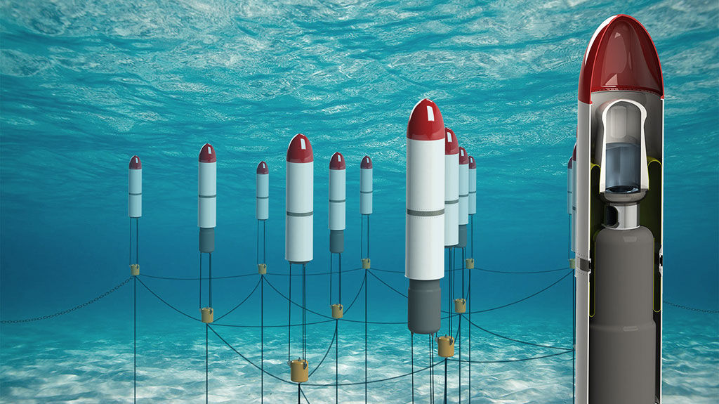 The concept for Symphony Wave Power array of devices (Courtesy of Teamwork Technology)