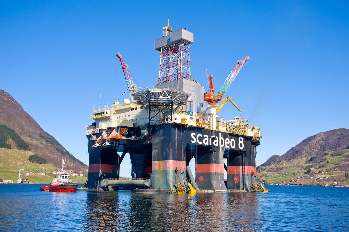 Scarabeo 8 rig is drilling the Rødhette well for Vår Energi and Longboat