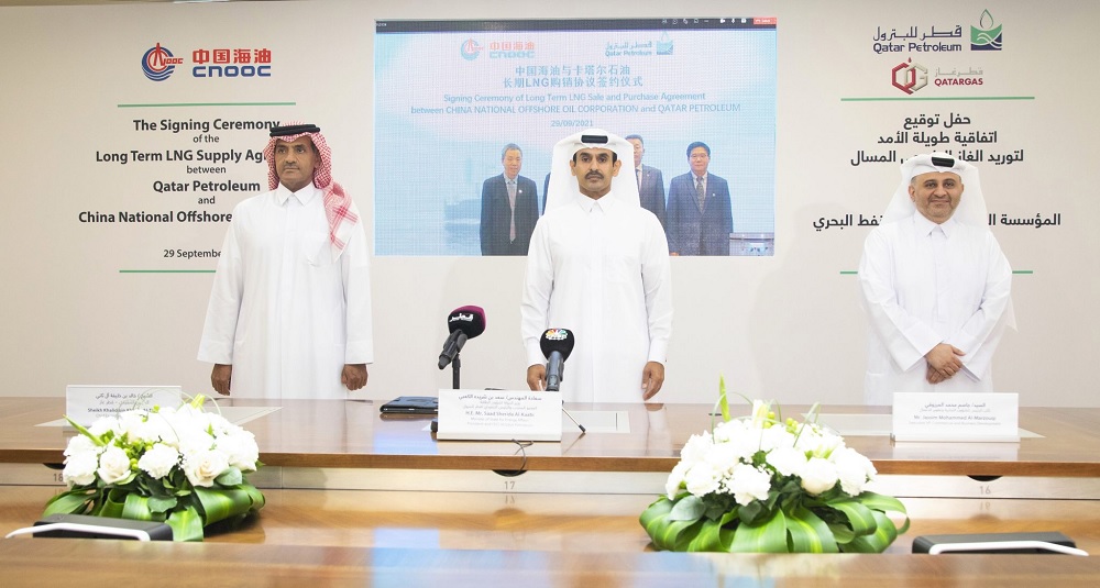 Qatar Petroleum to supply 3.5 MTPA of LNG to China’s CNOOC