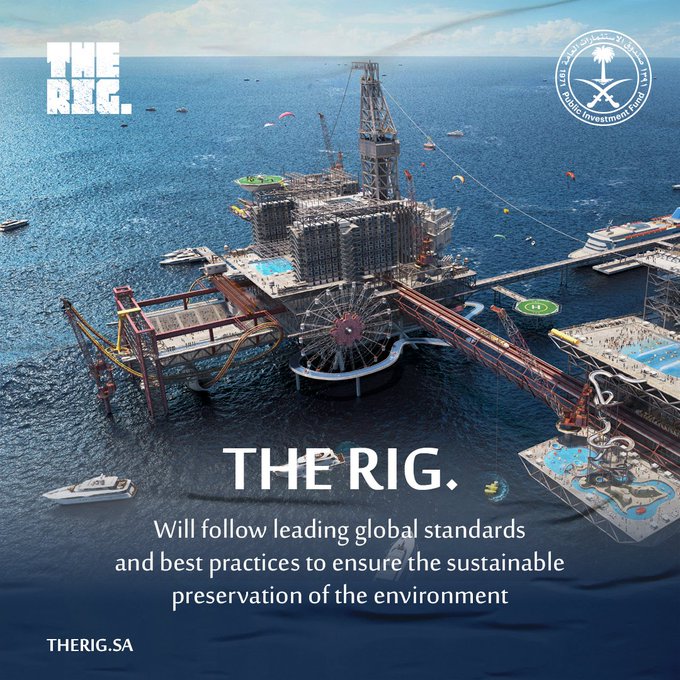 Saudi Arabia reveals plans for THE RIG - 'extreme park' inspired by offshore platforms - Energy