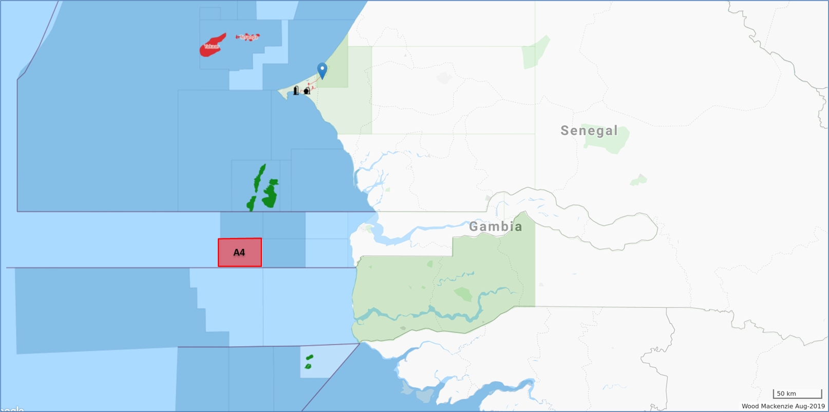 A4 licence off The Gambia - PetroNor