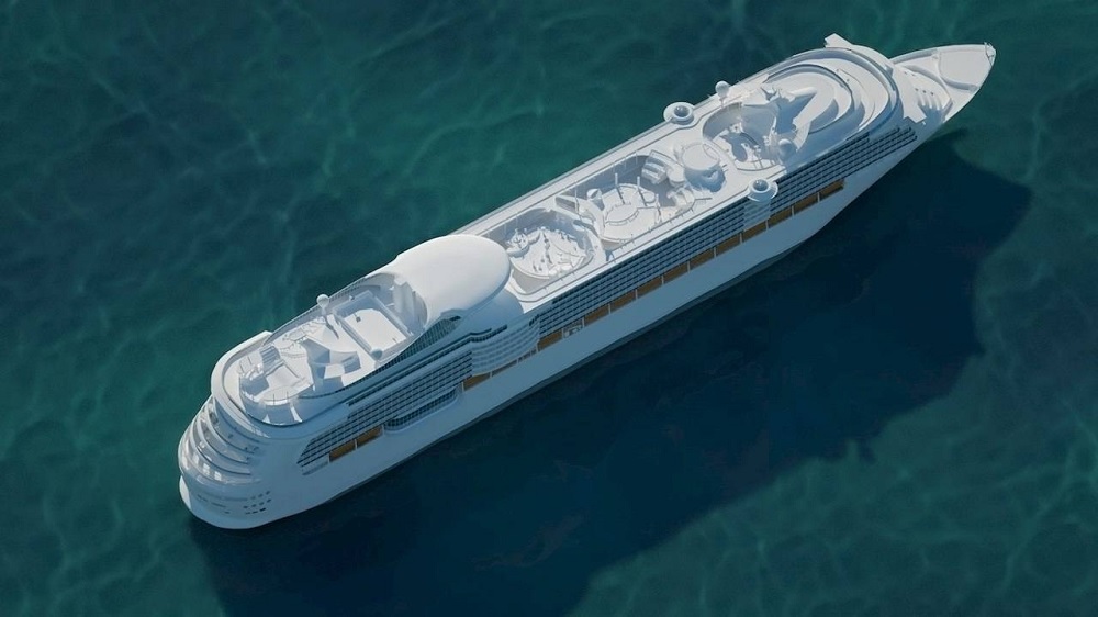 LNG fuel tank installed on Royal Caribbean’s 1st LNG-powered ship