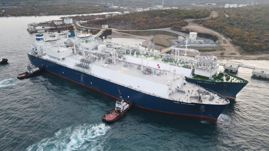 Cool Explorer: FSRU LNG Croatia receives 16th cargo and 1st one from Egypt