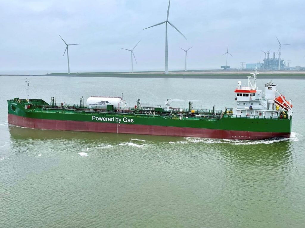 Thun Empower LNG-fueled chemical tanker delivered