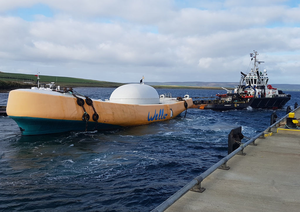 Wello's Penguin wave energy device (Courtesy of Wello)