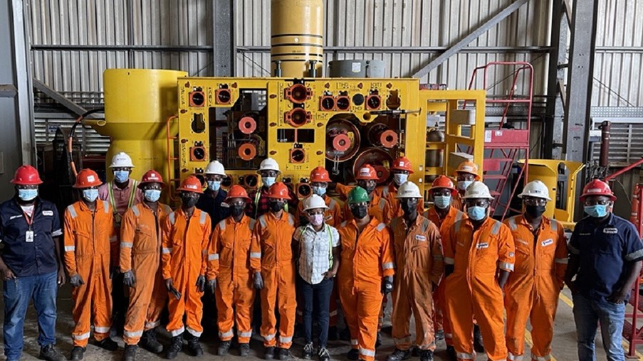 TechnipFMC Ghana team back on track with first subsea tree assembly in five years