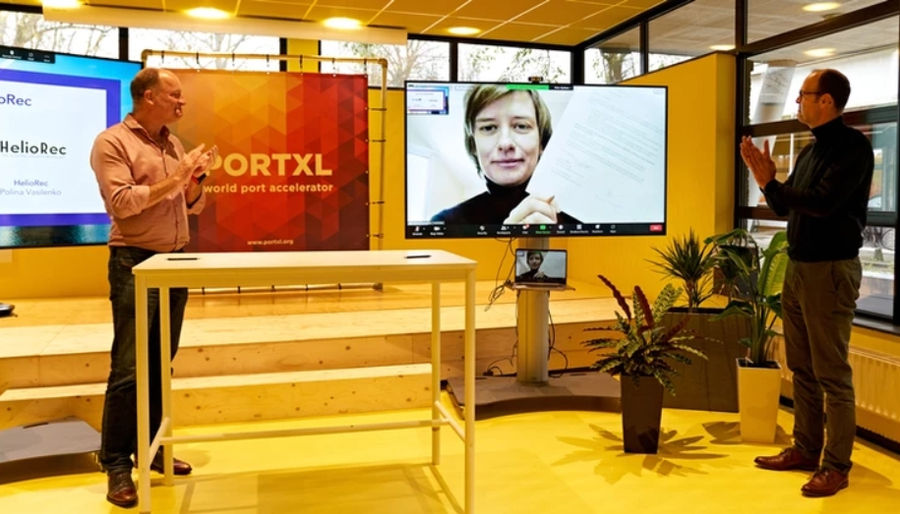 PortXL innovation platform supported two start-ups – Lexx and HelioRec (Courtesy of HelioREC)