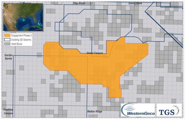 TGS and WesternGeco begin phase 2 of ultra-long Gulf of Mexico OBN survey