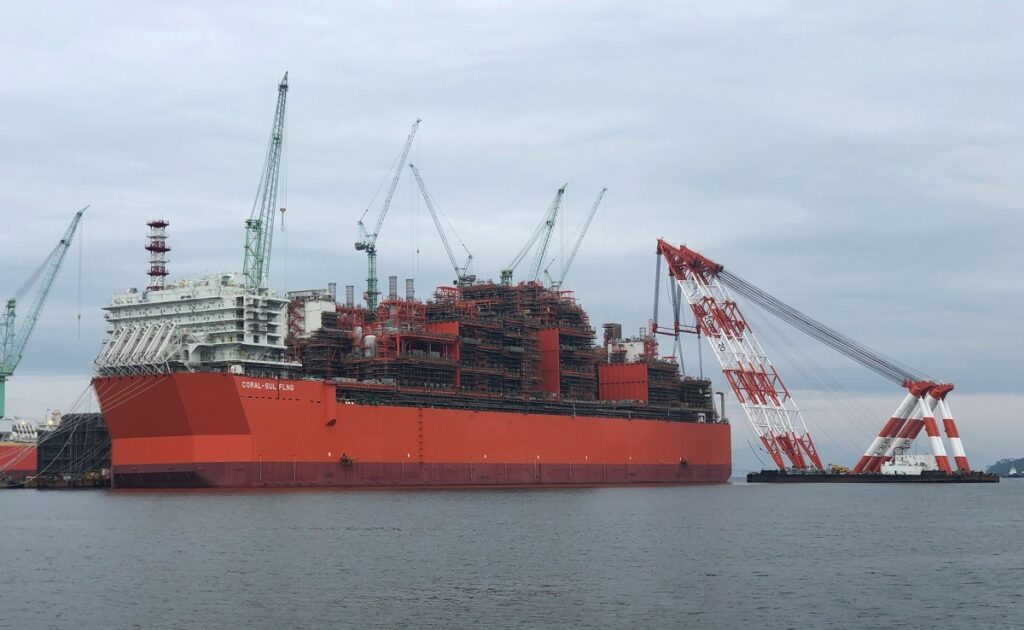 Mozambique; Eni's Coral-Sul FLNG arrives in Mozambique