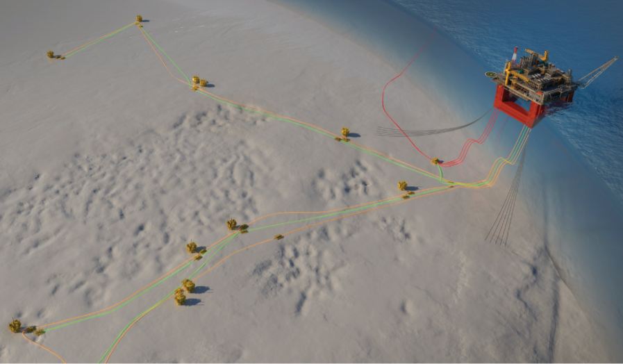 Indicative subsea layout for the Scarborough Project - Woodside