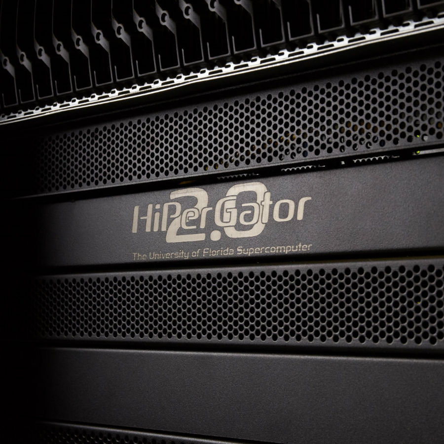 HiPerGator AI supercomputer (Photo by Hannah Pietrick, UF Photography)
