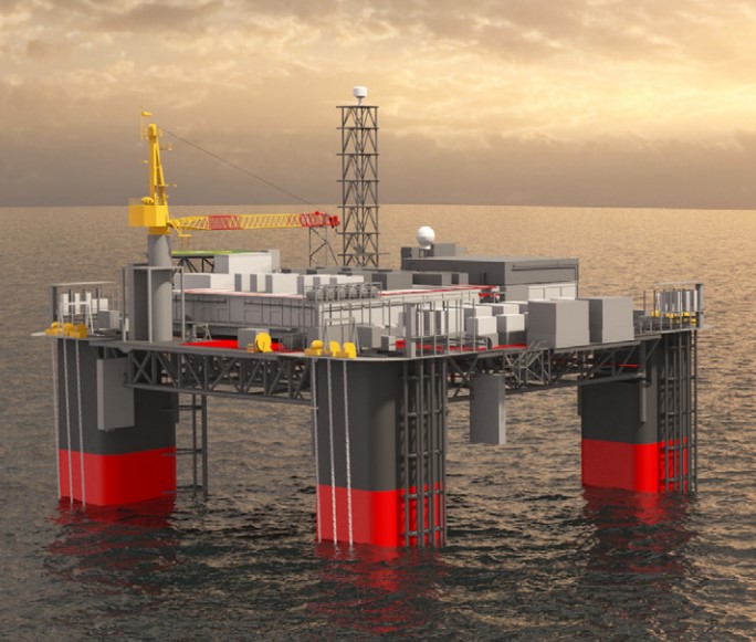 Rendering of the J-IC field control station - Chevron