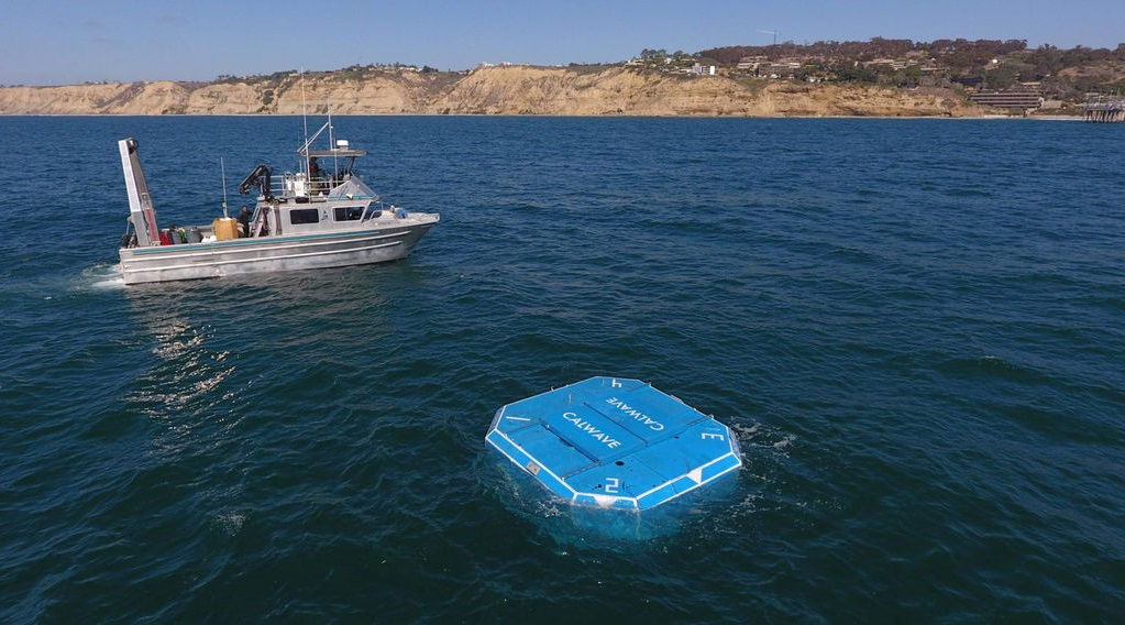 CalWave's xWave wave energy prototype (Courtesy of CalWave Power Technologies)