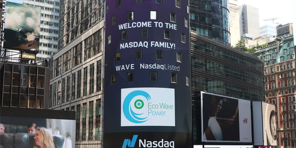 Eco Wave Power is using 'WAVE' symbol to trade on Nasdaq (Courtesy of Eco Wave Power)