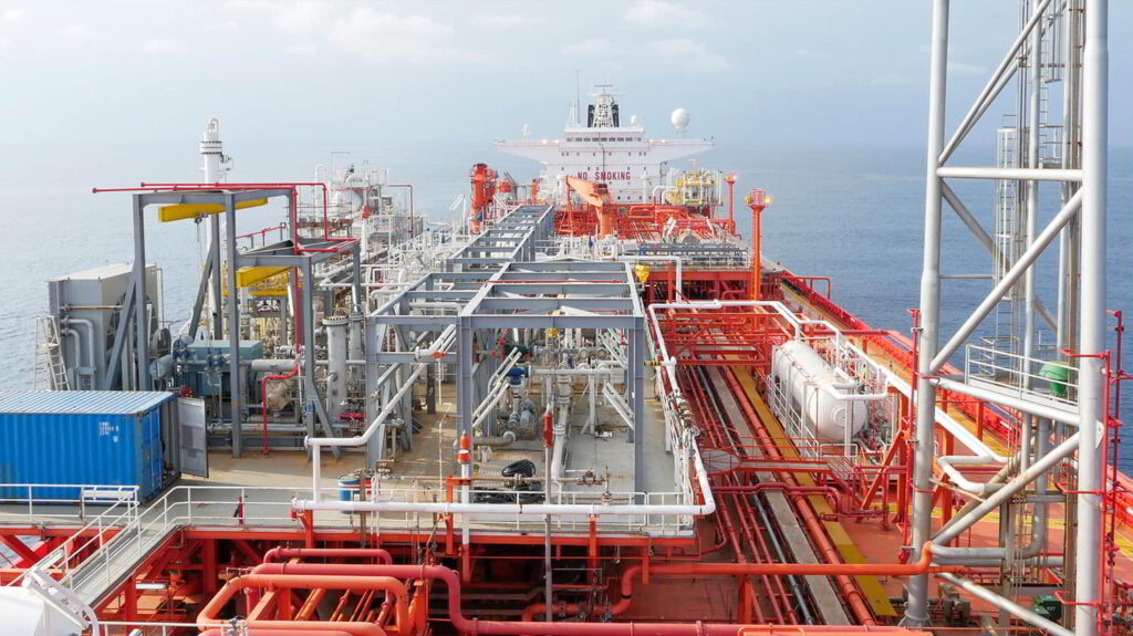 Aje field production facilities on Front Puffin FPSO; Courtesy of New Age (African Global Energy)