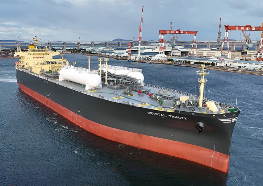 Kawasaki Heavy delivers Crystal Trinity LPG carrier