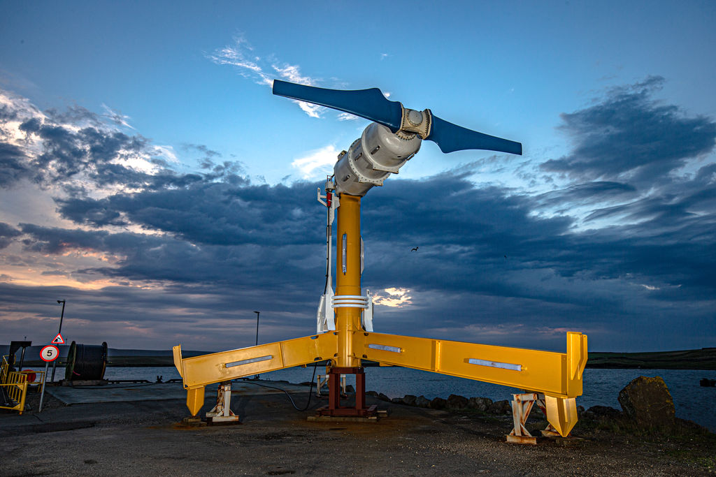 Nova M100-D tidal power turbine (Courtesy of Nova Innovation)