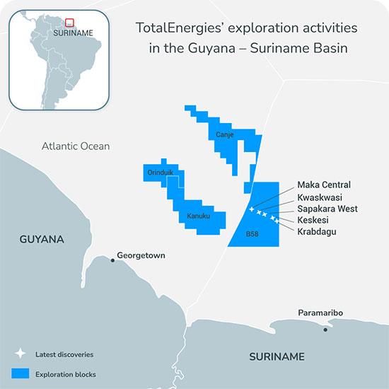 TotalEnergies - Block 58 Suriname