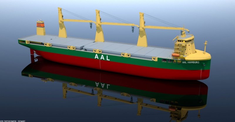 dual-fuel methanol-ready multipurpose vessel