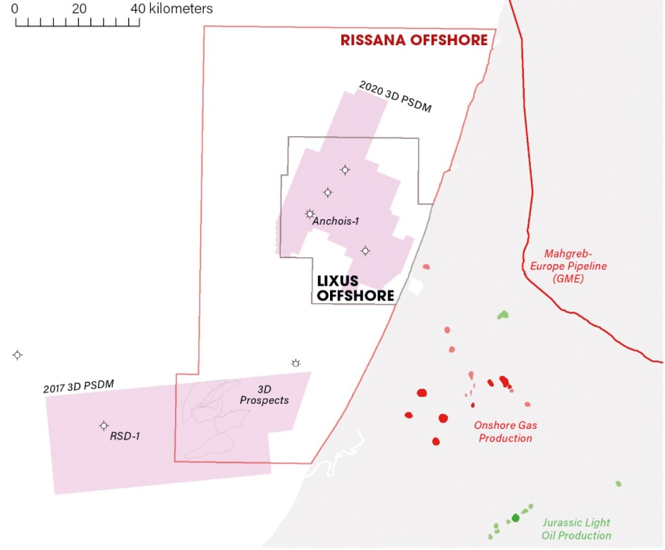 Rissana licence location; Courtesy of Chariot