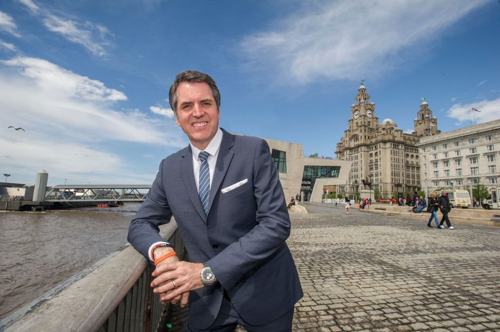 Photo showing Steve Rotheram, Mayor of the Liverpool City Region (Courtesy of LCRCA)