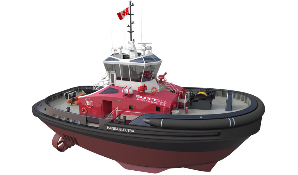 electric harbour tug