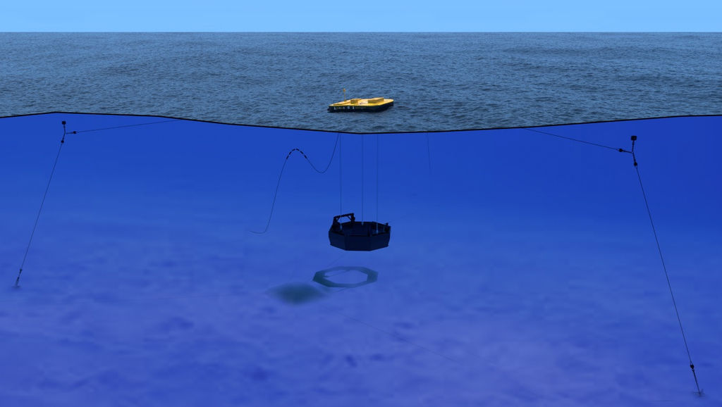 Illustration/Triton-C wave energy system (Courtesy of Oscilla Power)