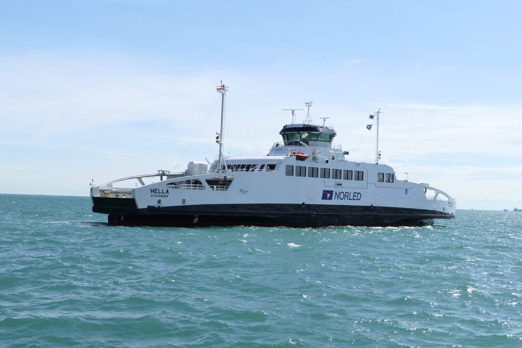 Sembmarine Builds 1st Norled Zero-emission Battery-powered RoPax Ferry ...