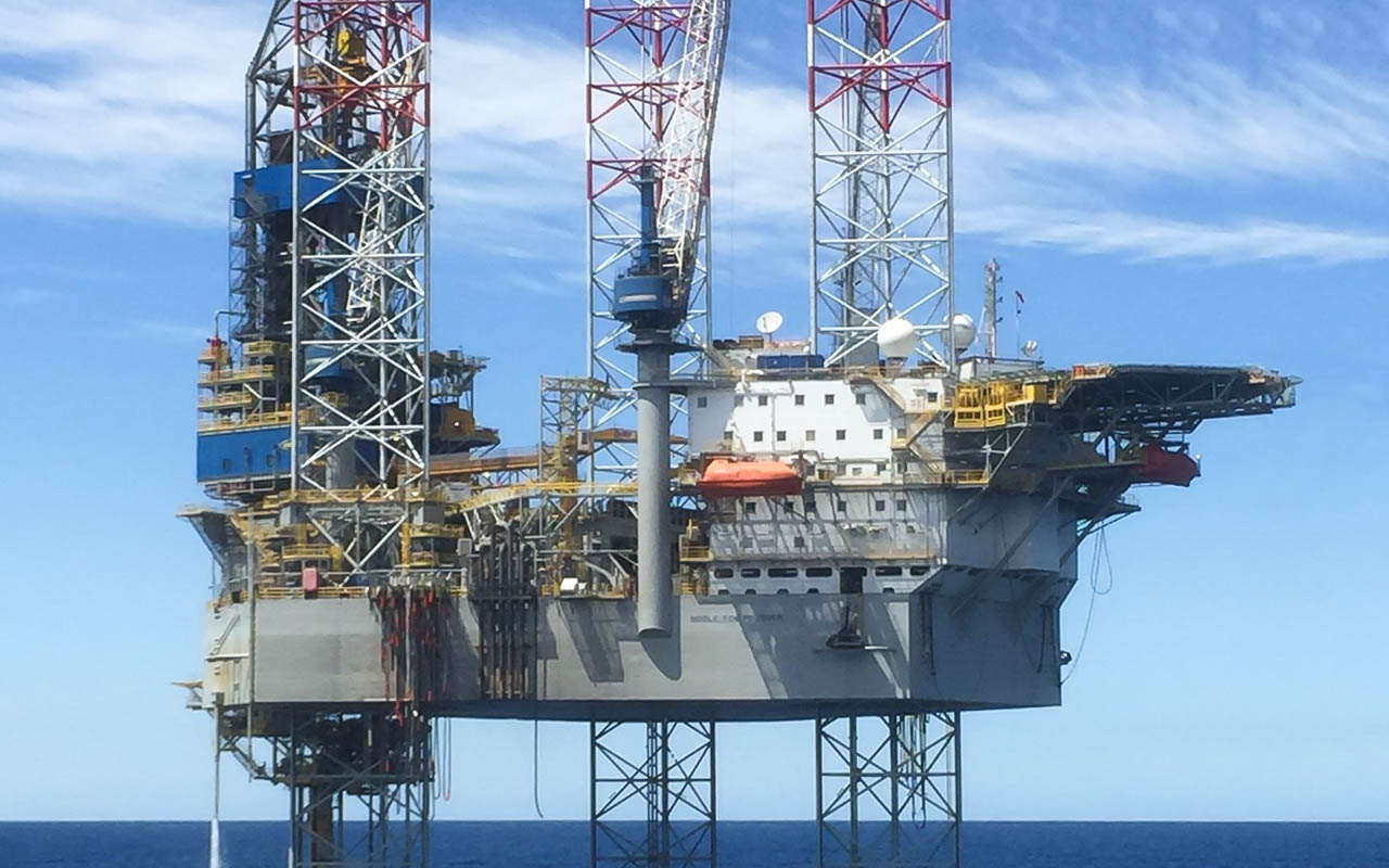 Santos used the Noble Tom Prosser rig for Pavo well