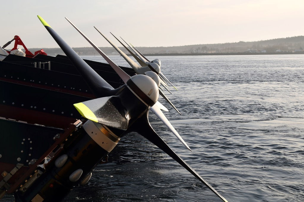 Illustration/Sustainable Marine tested its new tidal turbine rotors at NUI Galway facilities (Courtesy of Sustainable Marine)