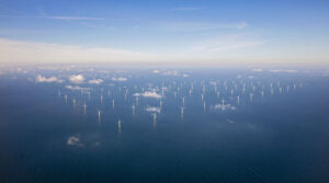 A photo of the Gemini offshore wind farm in the Netherlands