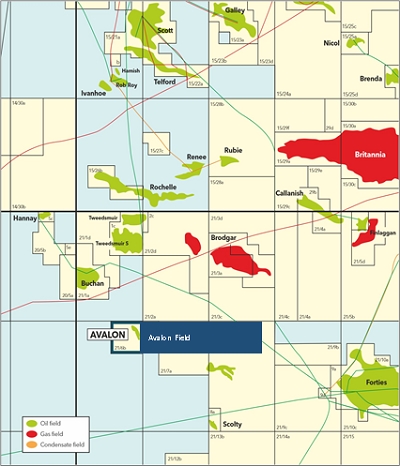Avalon map - Ping Petroleum