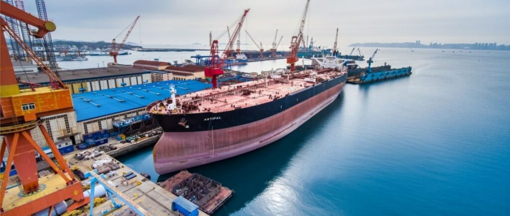 VLCC which is being converted to FPSO for the Sangomar project - Woodside - Senegal