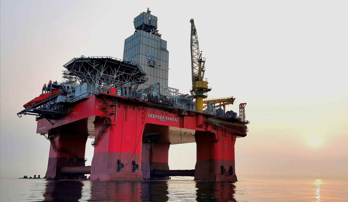 Deepsea Yantai rig was used to Drill Hamlet well in North Sea for Neptune