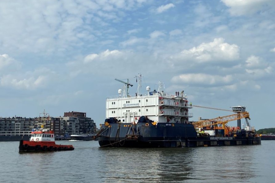 N-Sea sends off pontoon for Gwynt y Môr cable repair project