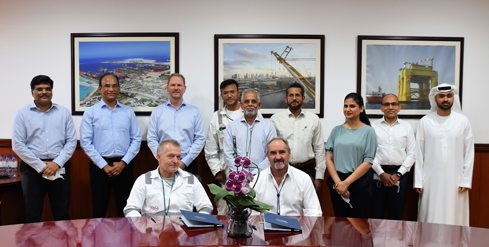 Contract signing; Source: Drydocks World