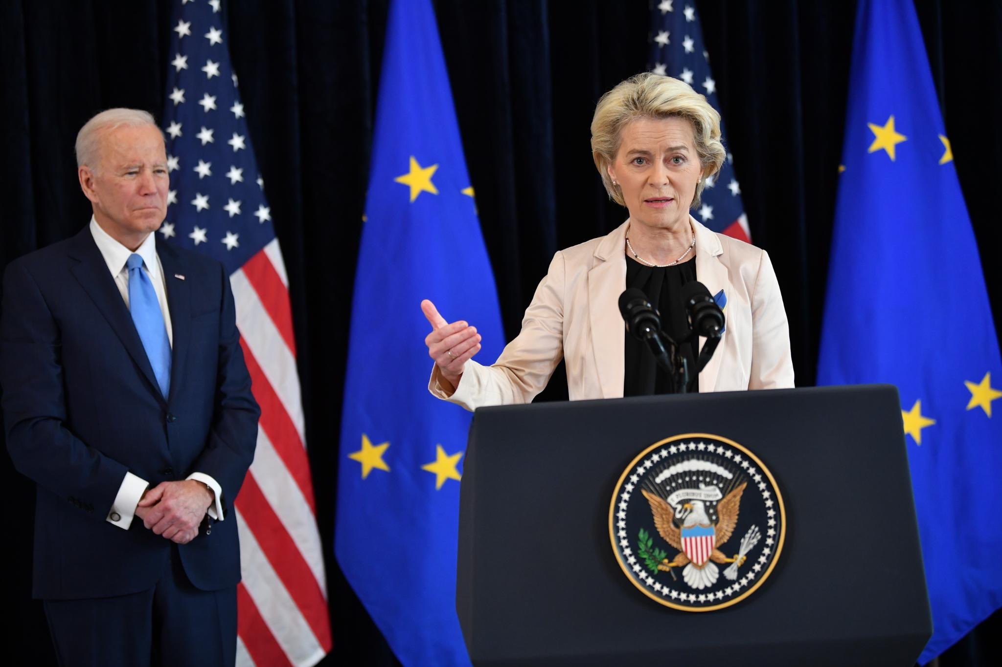 EC President Ursula von der Leyen and U.S. President Joe Biden