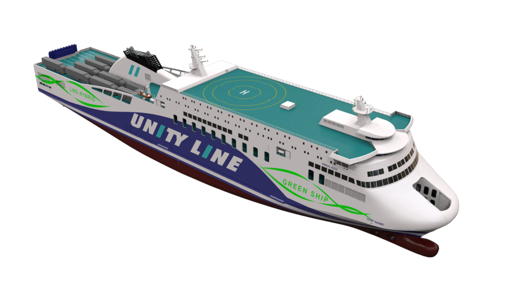 hybrid dual-fuel ferry