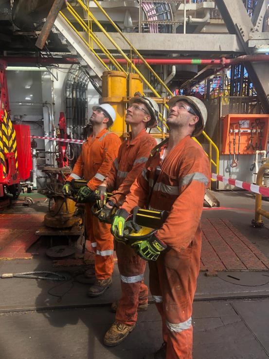 Crew on the rig floor - Western Gas