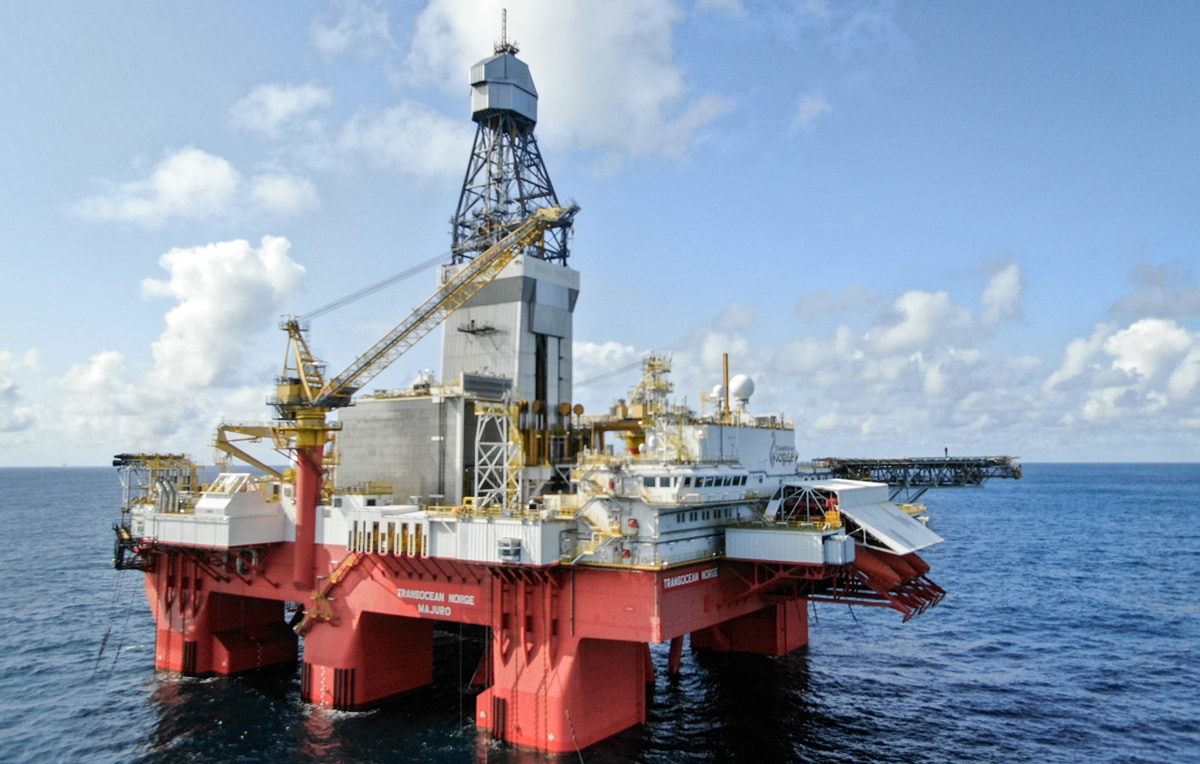 Transocean Norge drilling rig