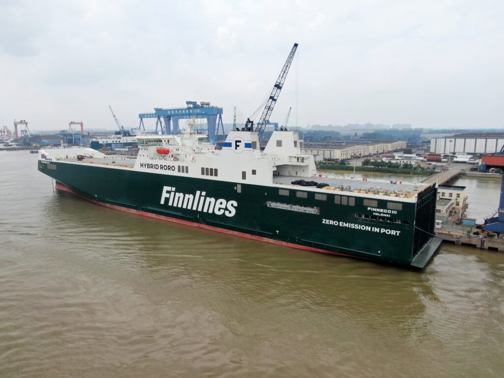 Third hybrid RoRo newbuild joins Finnlines' eco fleet - Offshore