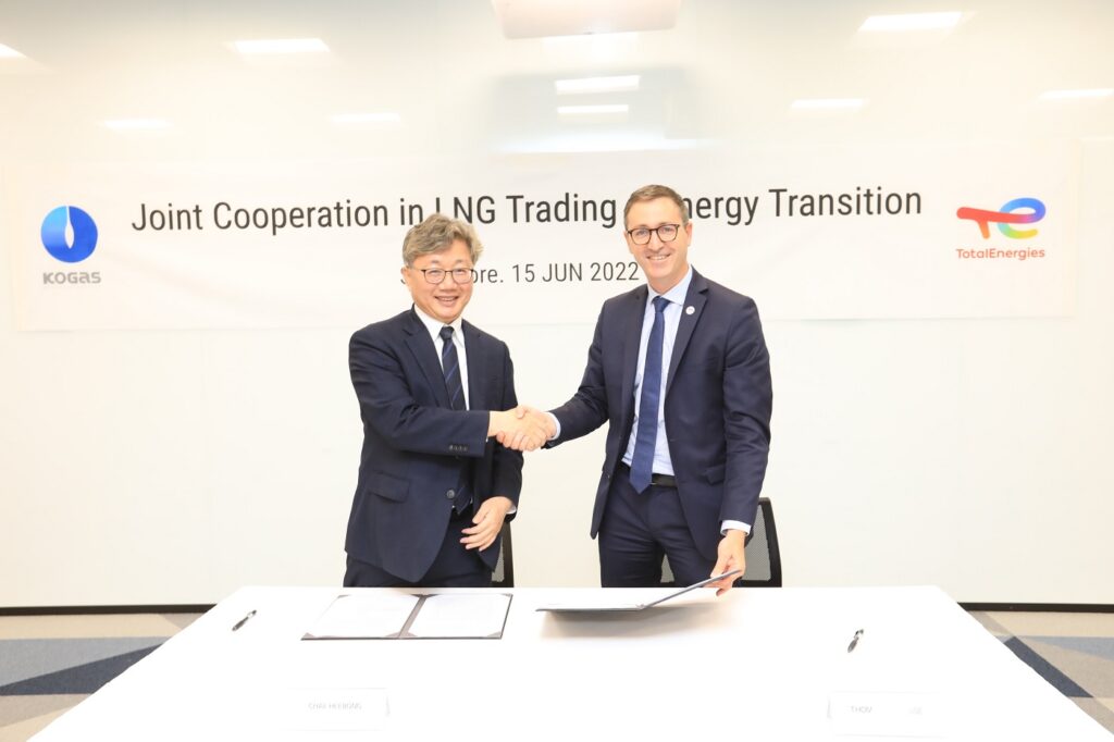 KOGAS and TotalEnergies to cooperate on LNG and energy transition