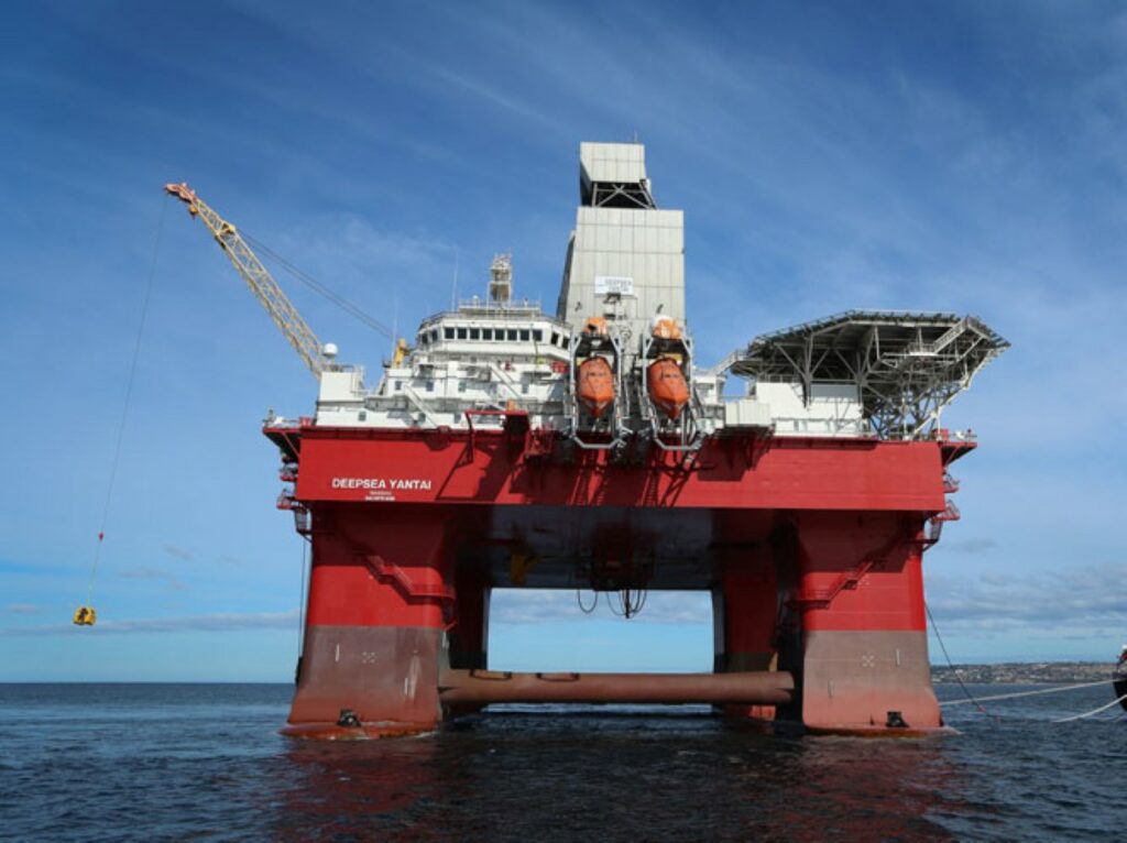 Deepsea Yantai rig; Source: Odfjell Drilling
