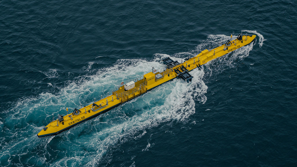 Orbital Marine's O2 tidal turbine (Courtesy of Orbital Marine Power)