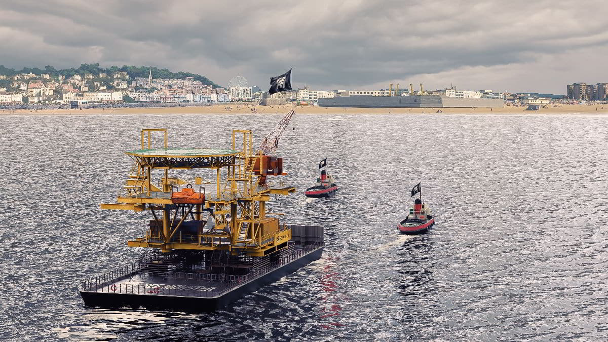 Breathing new life into decommissioned North Sea platform as ‘one of the UK’s largest public art installations’