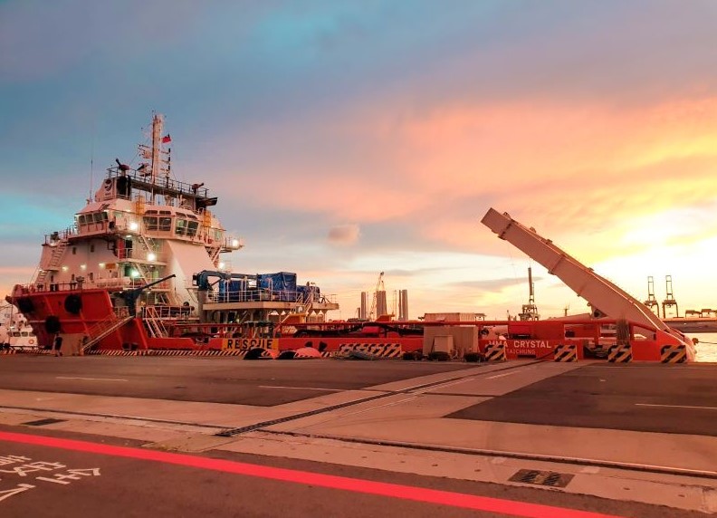 Recently converted MMA vessel ready for offshore wind work